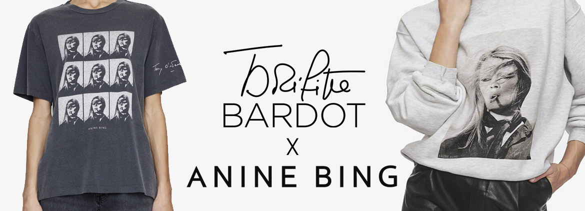 Brigitte Bardot by Terry O’Neill x Anine Bing